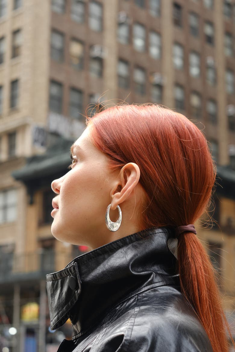Lume Hoops, Alternate, color, Silver