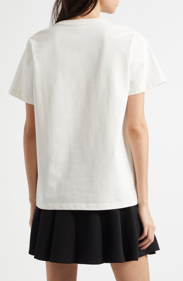 Ganni Logo Graphic Organic Cotton T-Shirt, Alternate, color,