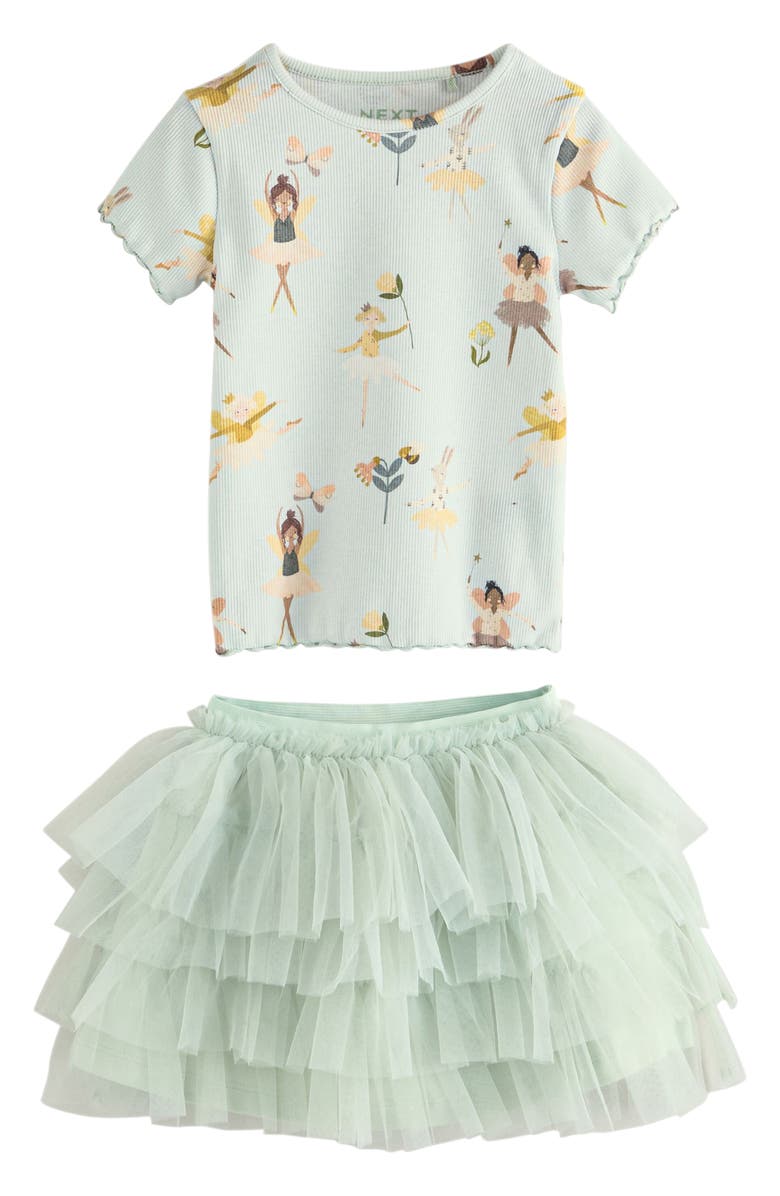 NEXT Kids' Fairy Top & Tutu Skirt Set, Main, color, 