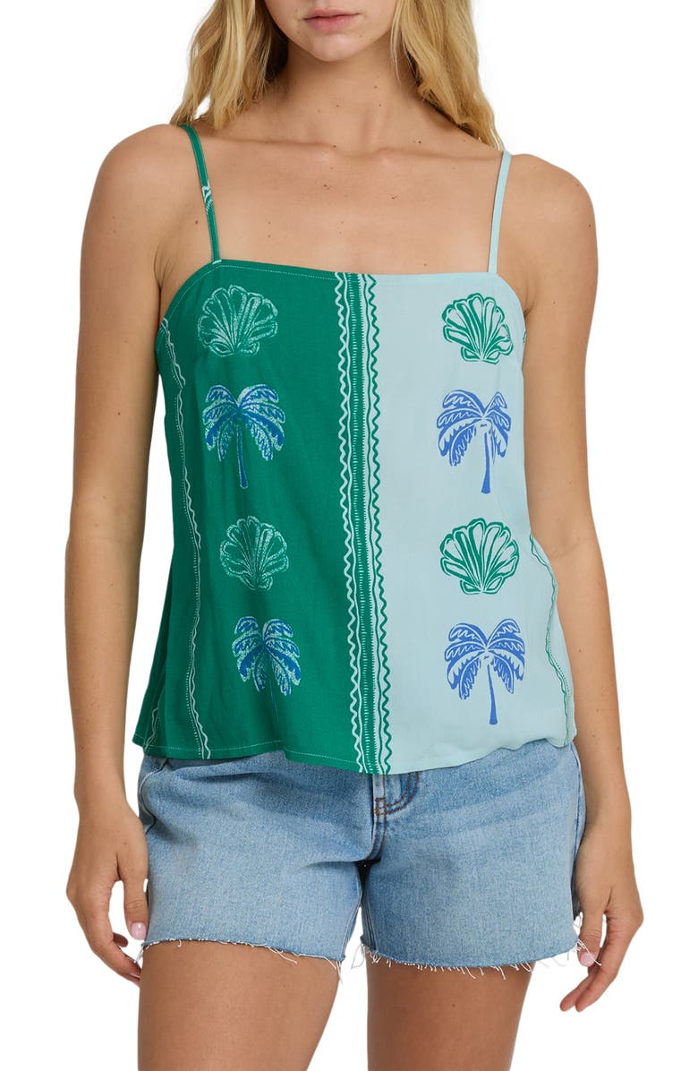 Billabong Vacay Dreams Tank Top, Main, color, Pool Blue