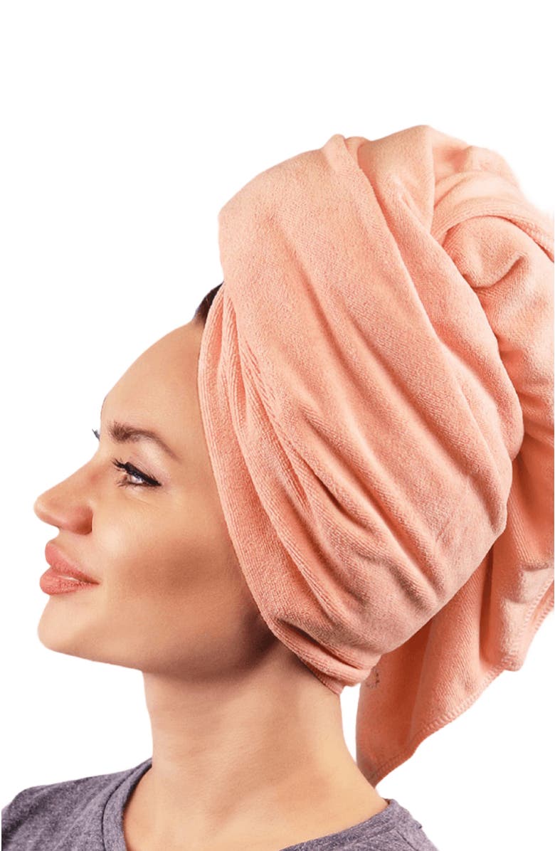 SLEEKE HAIR Microfiber Hair Towel, Alternate, color, Sand