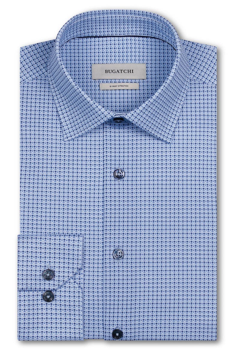 James OoohCotton® Geo Print Button-Up Shirt, Alternate, color, AIR BLUE
