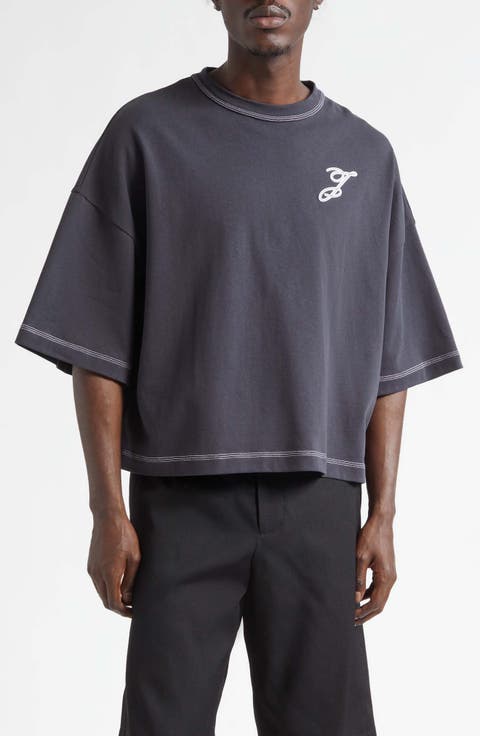 Le T-Shirt Letro Embroidered Monogram T-Shirt