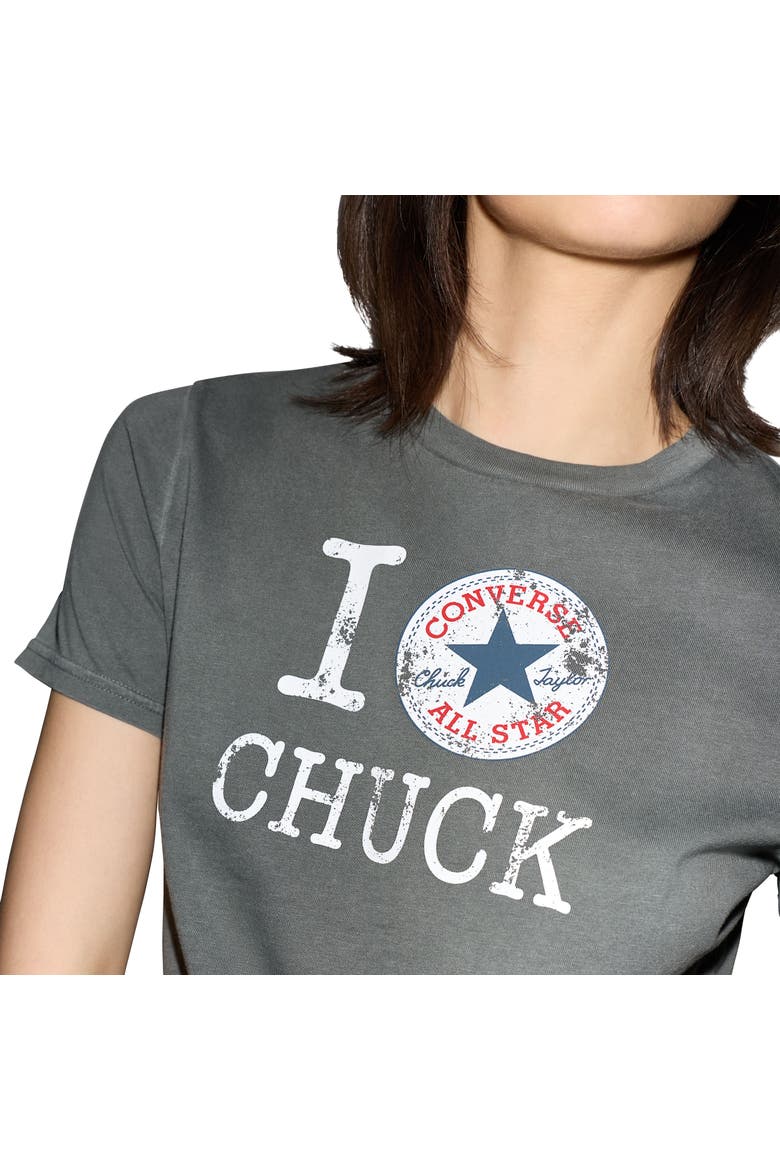 I Love Chuck Tee, Alternate, color, Converse Black