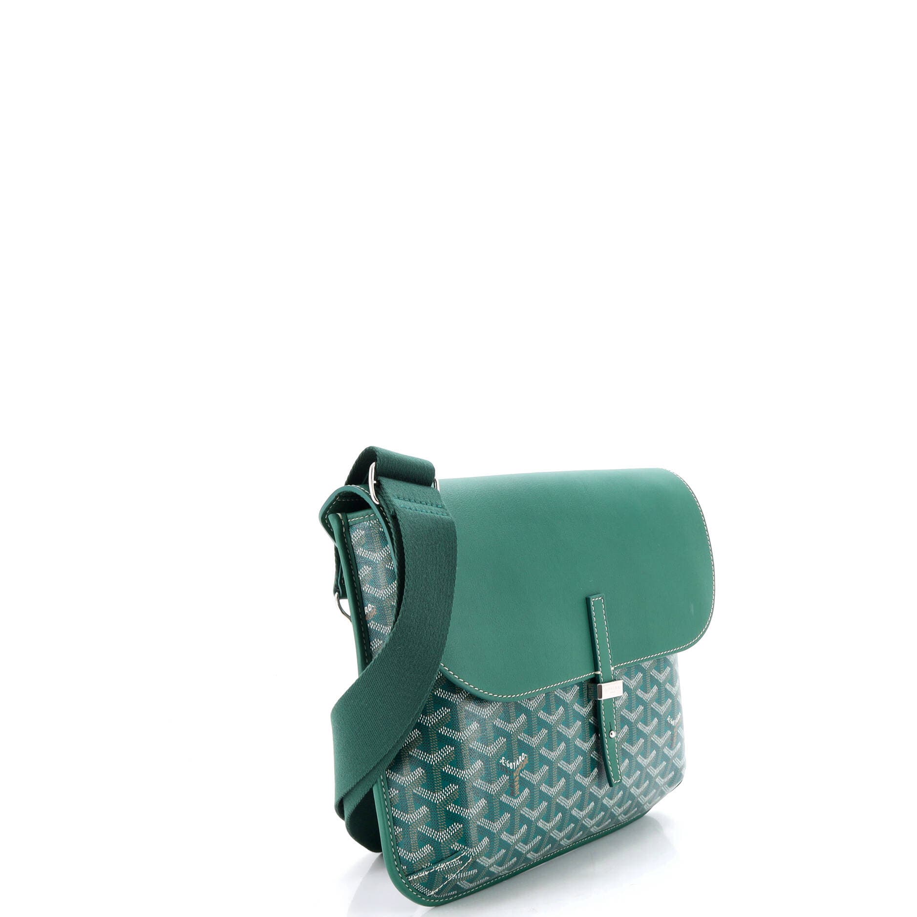 81036096 Coursier Messenger Bag Coated Canvas and Leather, Alternate, color, 