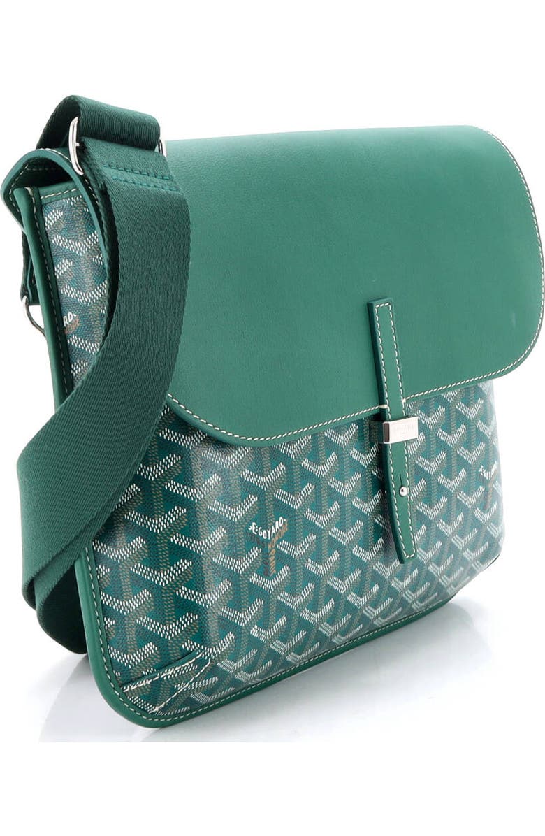 81036096 Coursier Messenger Bag Coated Canvas and Leather, Alternate, color,