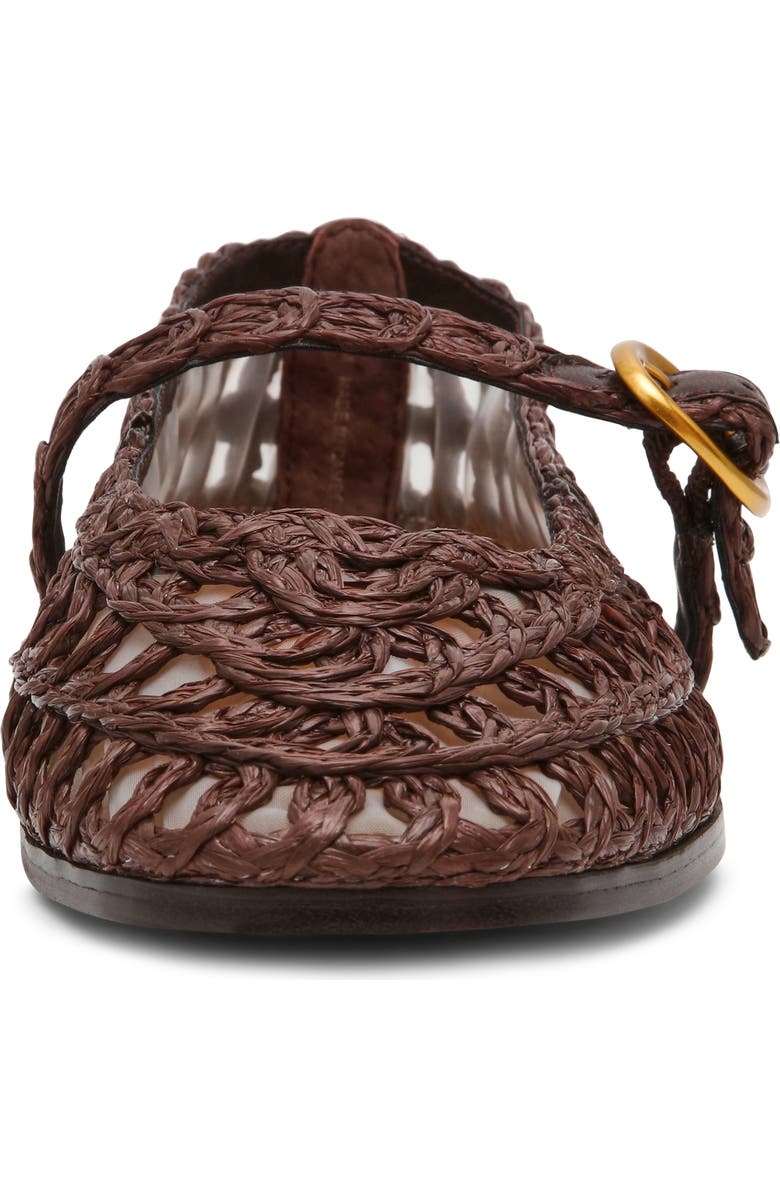 Steve Madden Melody Raffia Mary Jane Flat, Alternate, color, Brown Raffia