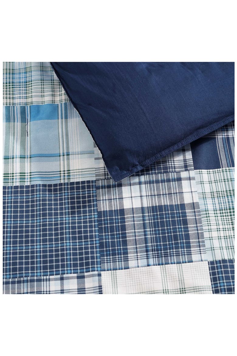 Mason Patchwork Cotton Comforter Set, Alternate, color, CAPTAINS BLUE/ GREEN