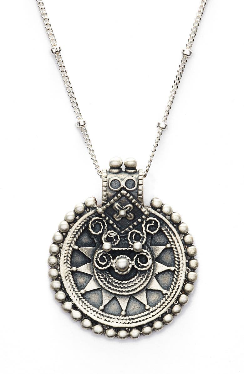 Satya Jewelry 'Mandala' Pendant Necklace, Main, color, 