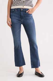 AG Farrah Mid Rise Crop Bootcut Jeans