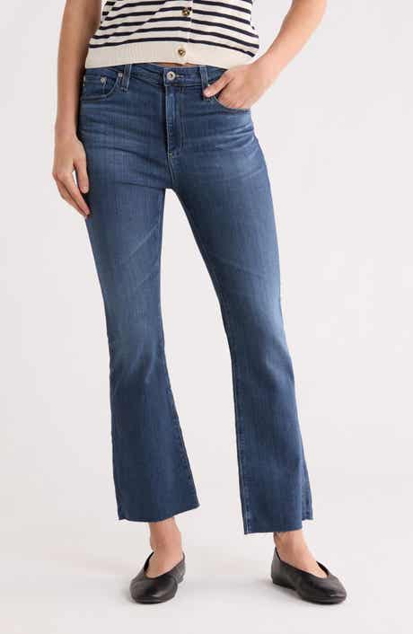 AG Farrah Mid Rise Crop Bootcut Jeans