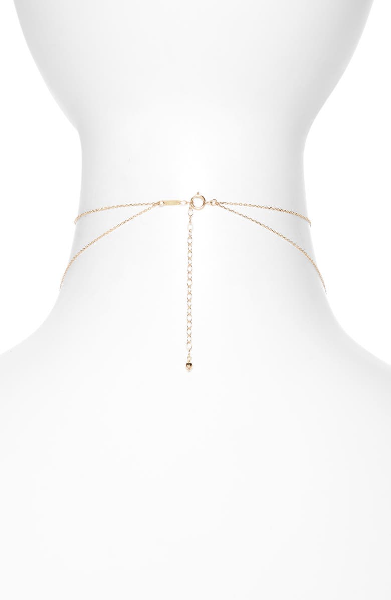 Mizuki Sea of Beauty Diamond & Keshi Pearl Multistrand Choker, Alternate, color, 