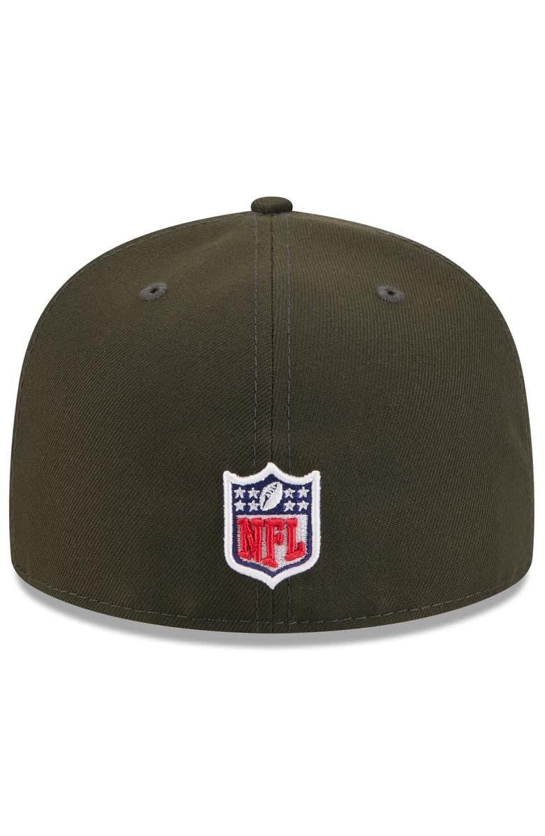 New Era Men
s New Era Gotham Green New York Jets 2025 Rivalries Collection Sideline Rope 59FIFTY Fitted Hat, Alternate, color, Dark Green