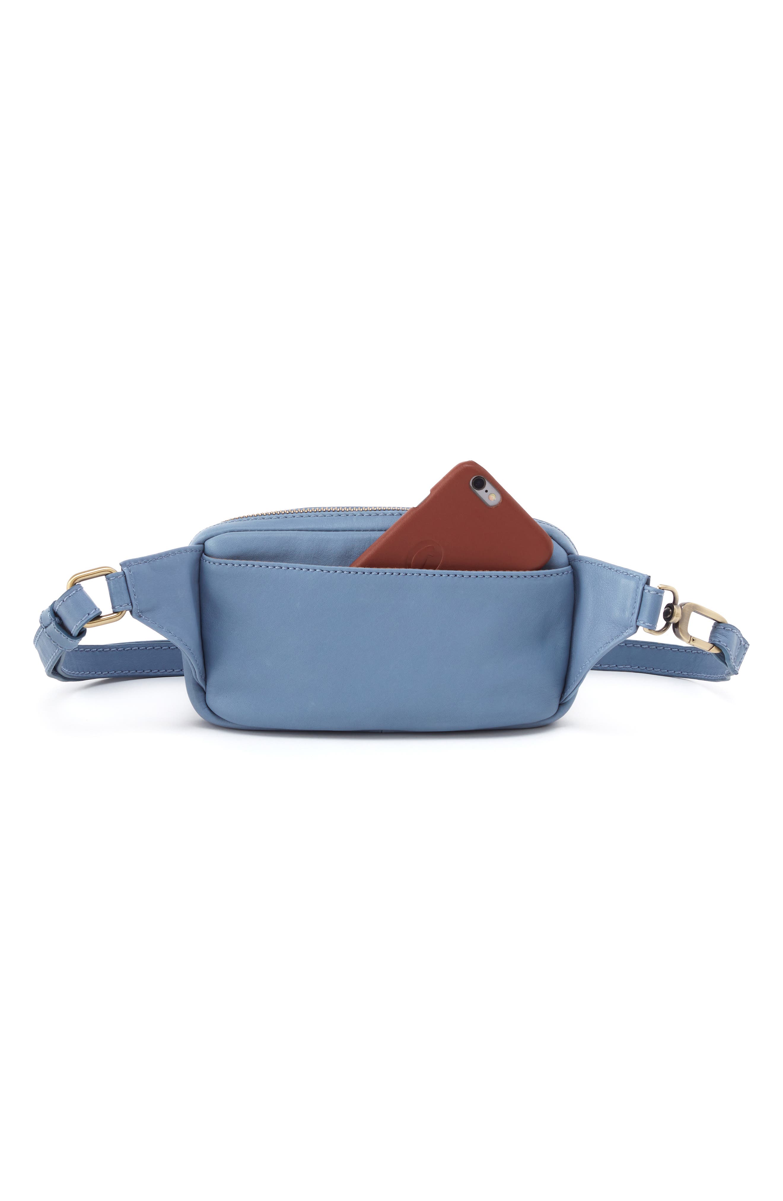 HOBO Shaker Leather Belt Bag, Alternate, color, 