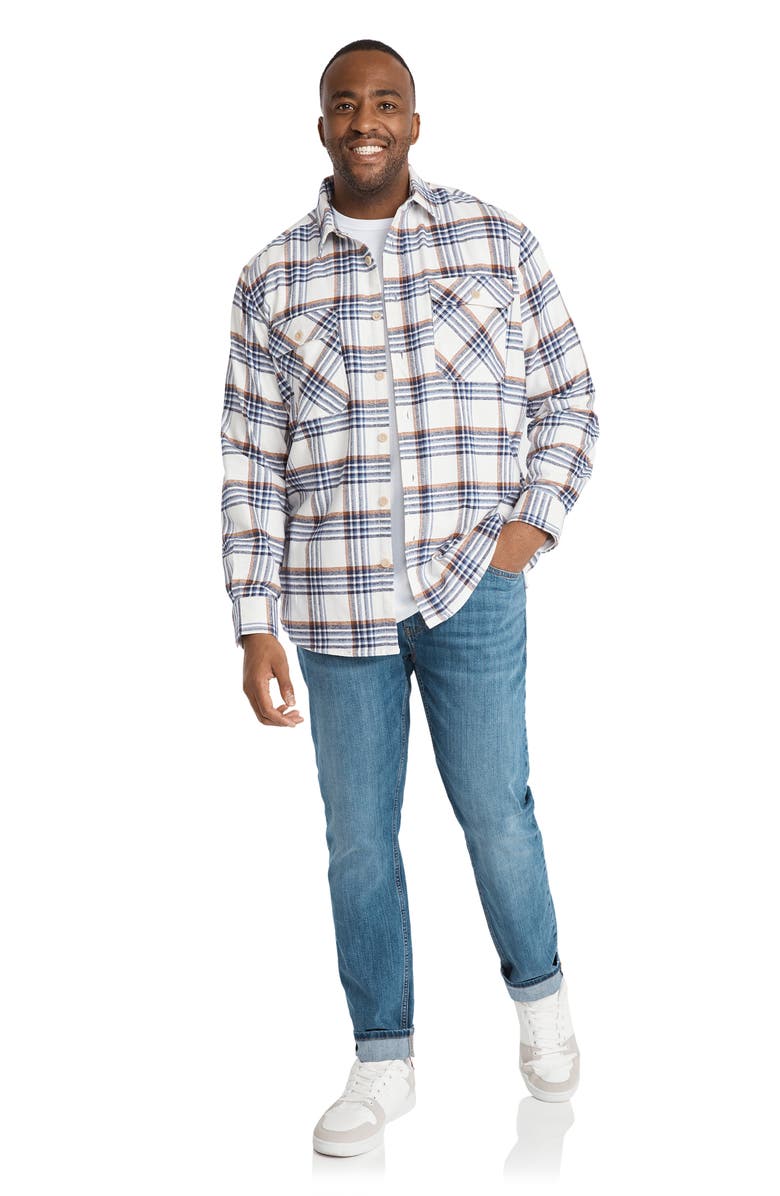 Johnny Bigg Levi Check Cotton Overshirt, Alternate, color,