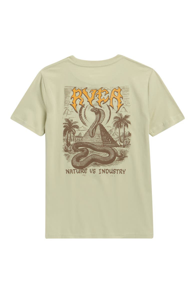 Kids' Cobra Empire Cotton Graphic T-Shirt, Alternate, color, LAUREL GREEN