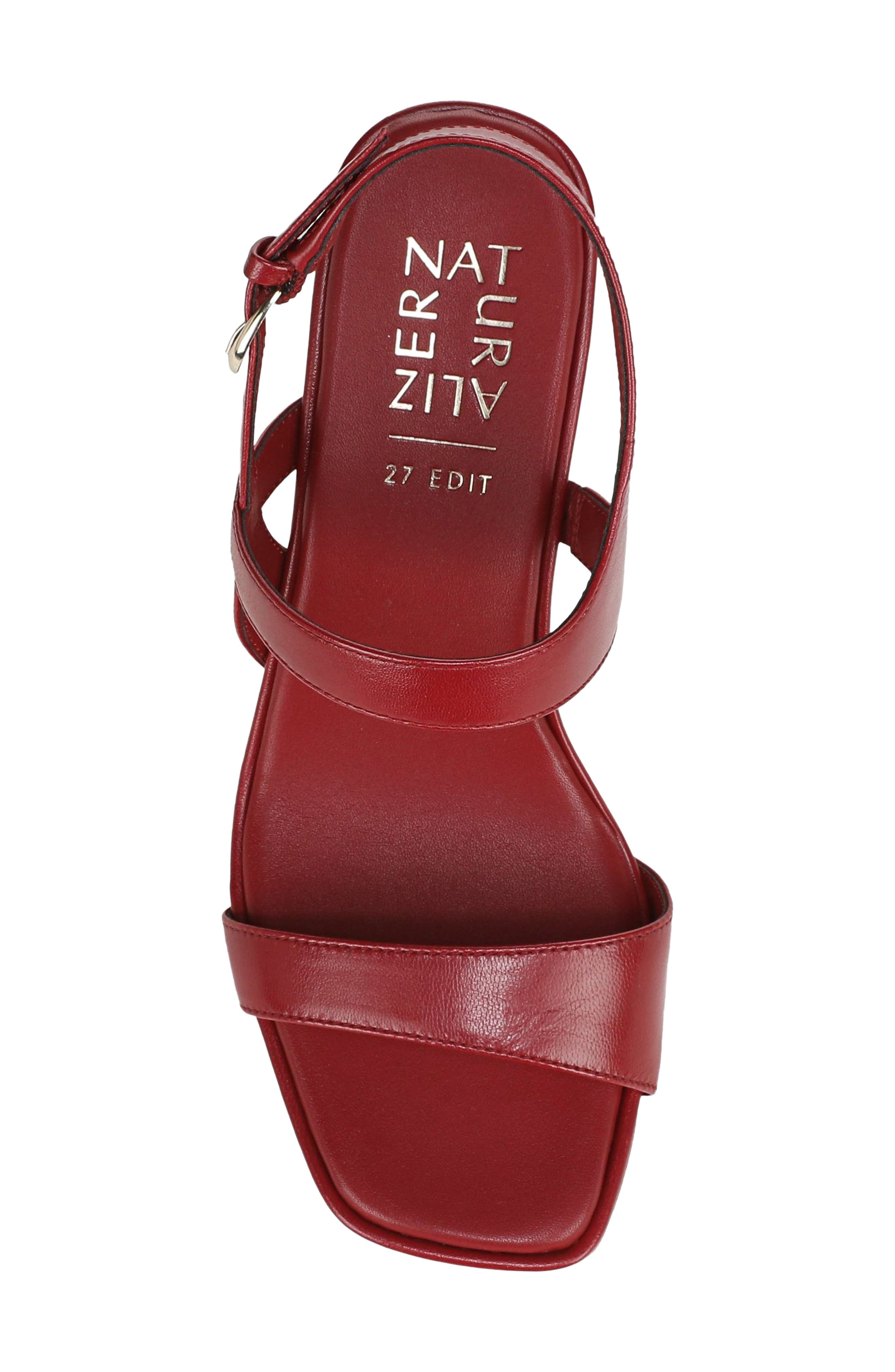 Suri Leather Sandal, Alternate, color, HEARTFLAME LEATHER
