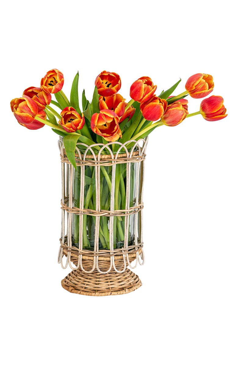 Juliska Provence Rattan 11.5-Inch Hurricane, Alternate, color, 