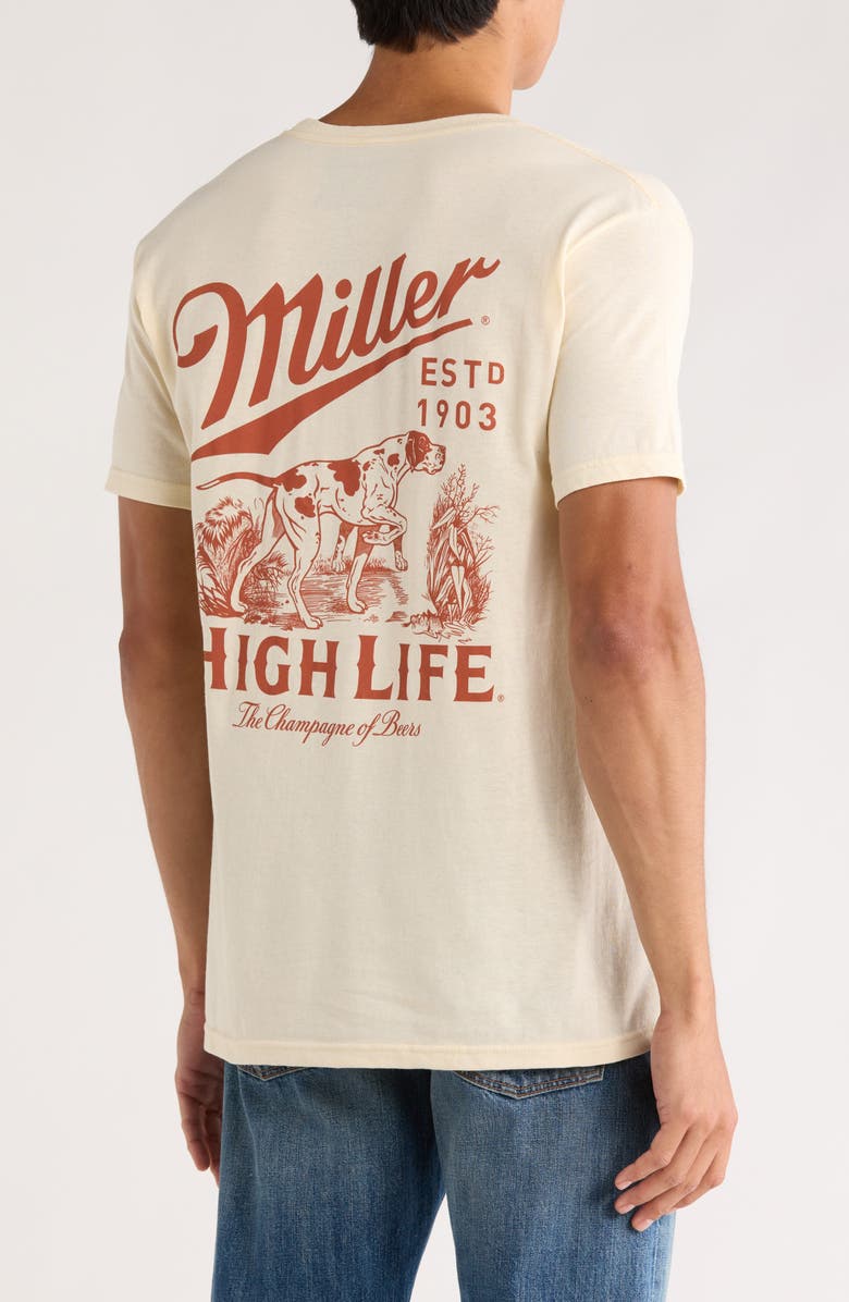 The Forecast Agency Miller Pointers Graphic T-Shirt, Alternate, color, Cream