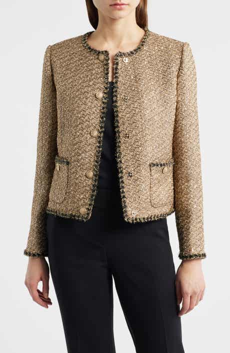 The Ramy Metallic Tweed Jacket