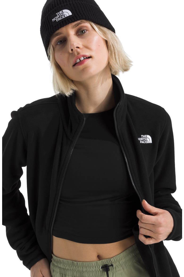 Glacier Fleece Jacket, Alternate, color, TNF BLACK