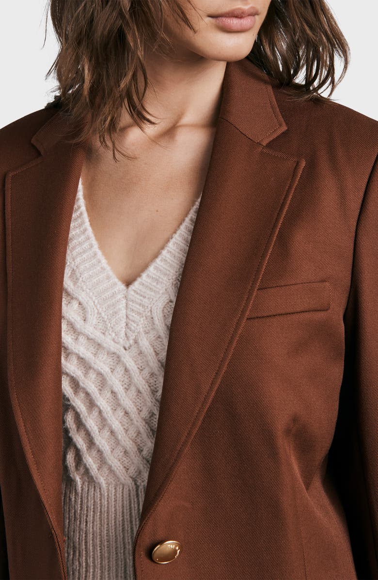 rag & bone Cody Stretch Wool Twill Blazer, Alternate, color,