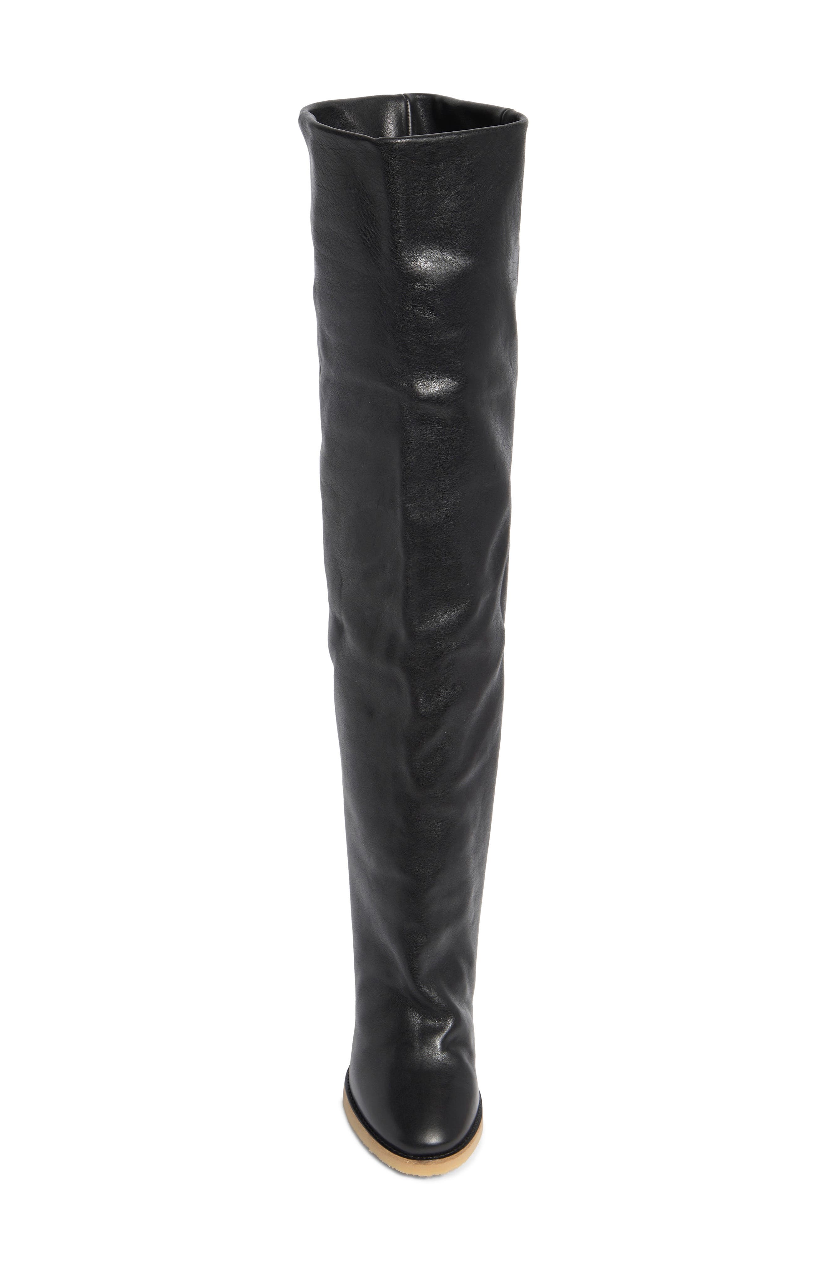 Isabel Marant Tilin Over the Knee Wedge Boot, Alternate, color, 