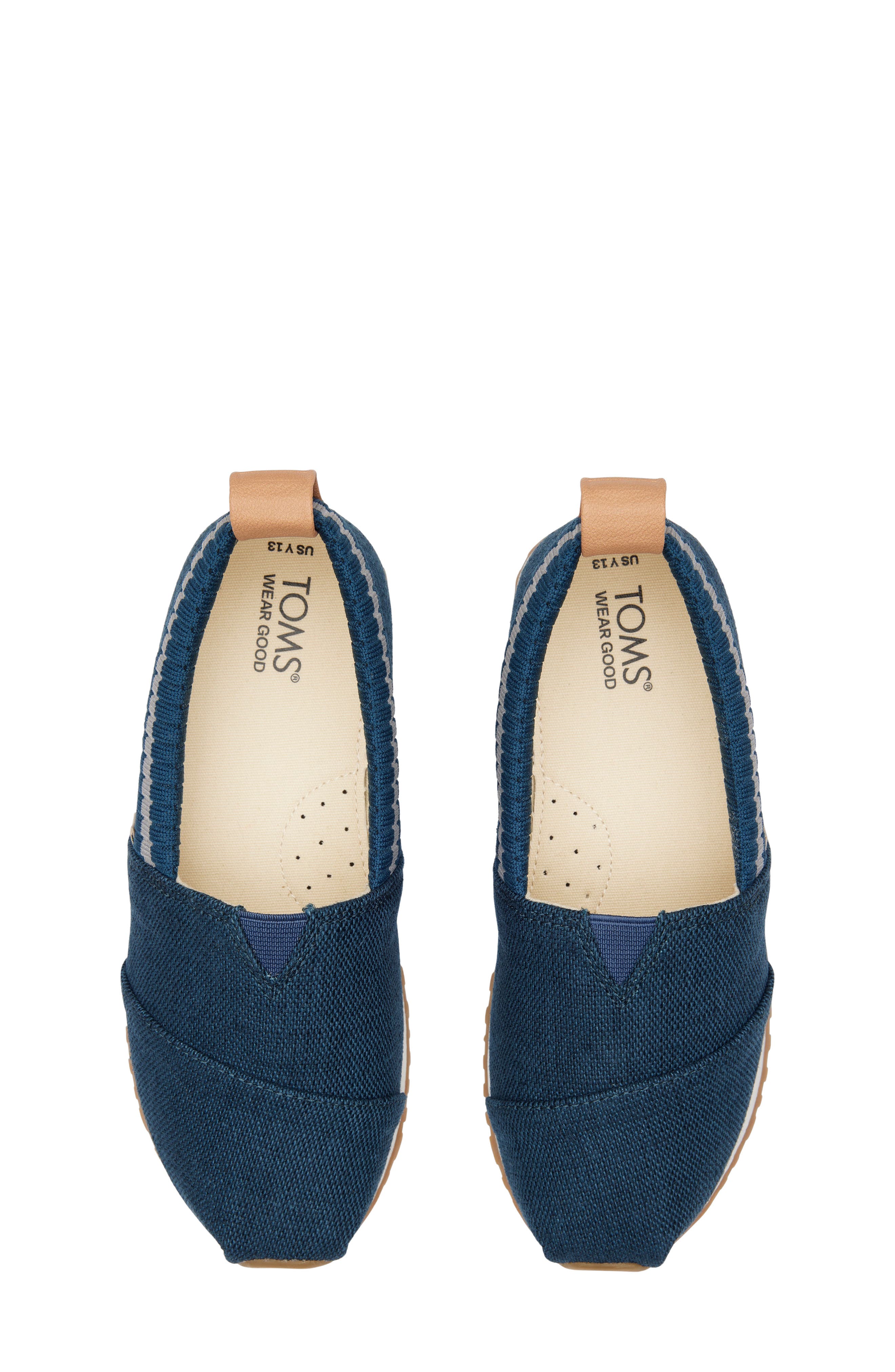 TOMS Kids' Alpargata Resident Sneaker, Alternate, color, Blue