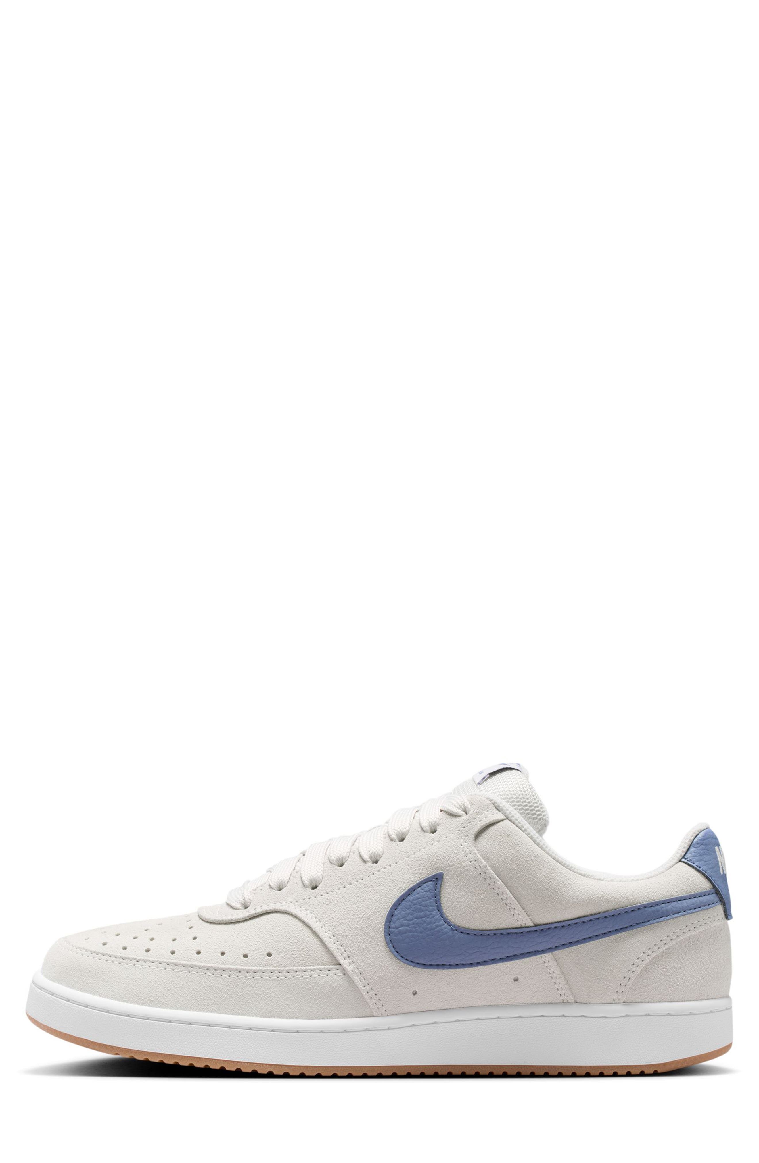Nike Court Vision Low Top Sneaker, Alternate, color, Vast Grey/ Diffused Blue