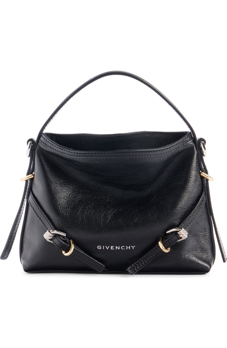 Givenchy Nano Voyou Leather Crossbody Bag, Main, color,