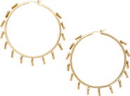 Ramy Brook Carrie Charm Hoop Earrings