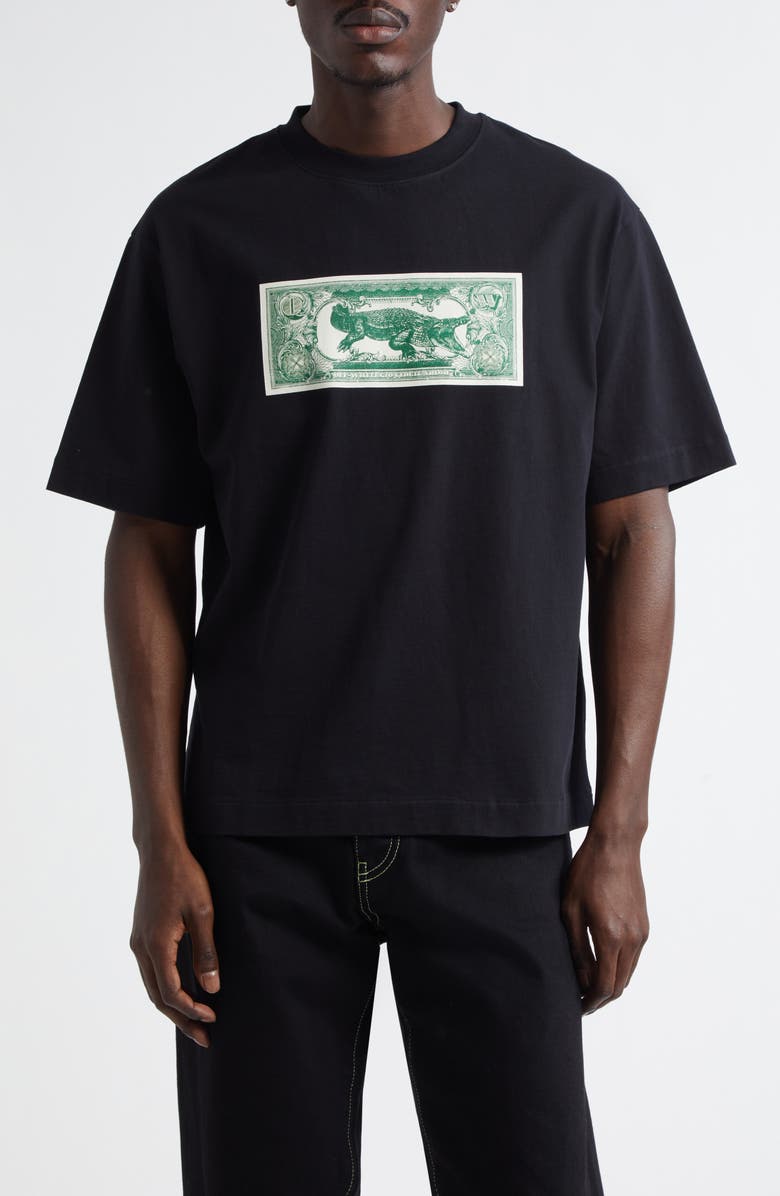 Off-White Banknote Arrow Skate Graphic T-Shirt, Main, color, 