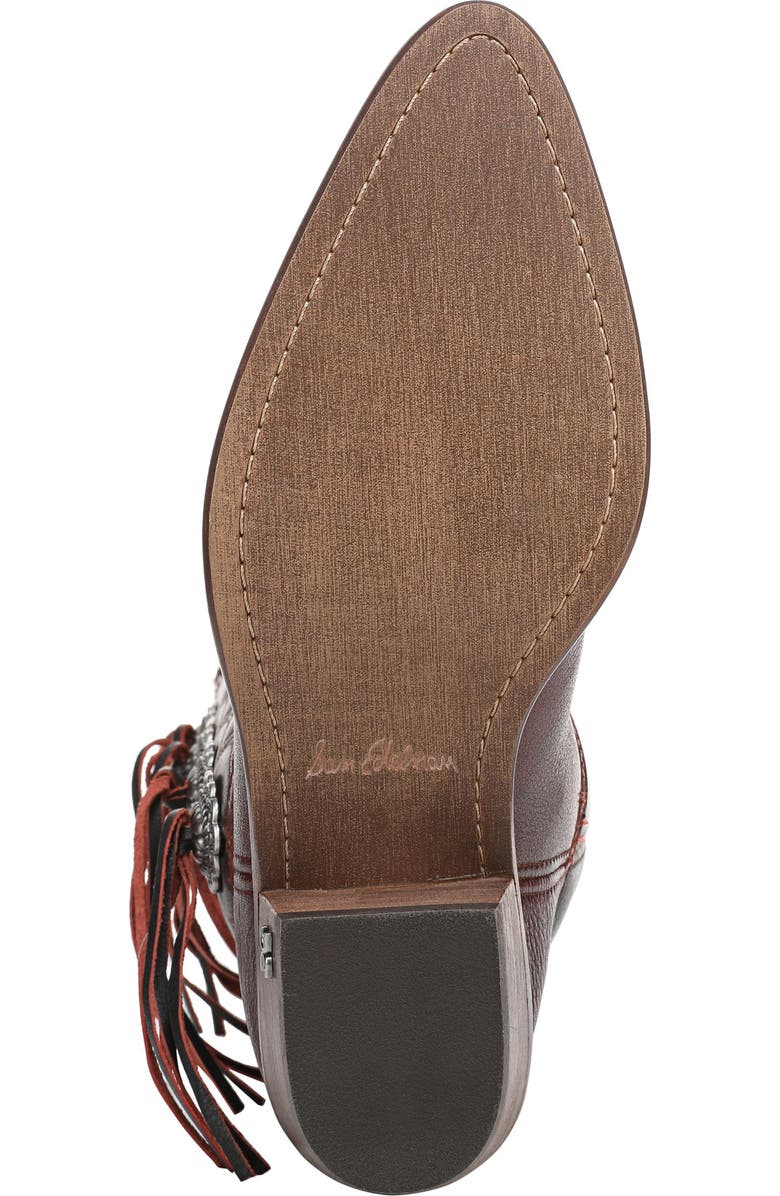 Sam Edelman Rhett Western Boot, Alternate, color, French Merlot