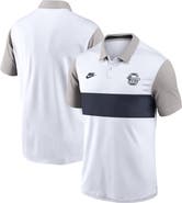 Nike Men's Nike White/Gray Penn State Nittany Lions Athletic Prep Legacy Logo Vapor Performance Polo