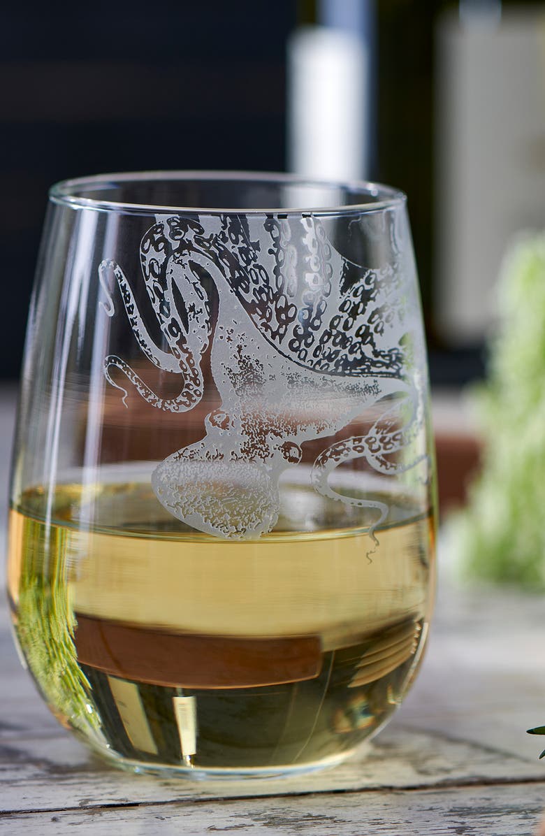 Caskata Lucy Stemless Wine Glasses, Set of 2, Alternate, color, Wine Glass 2