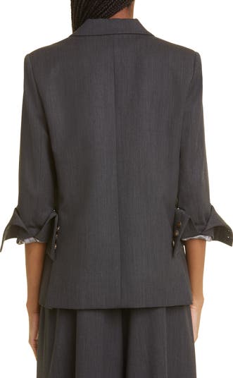 Boyfriend Stretch Wool Blazer