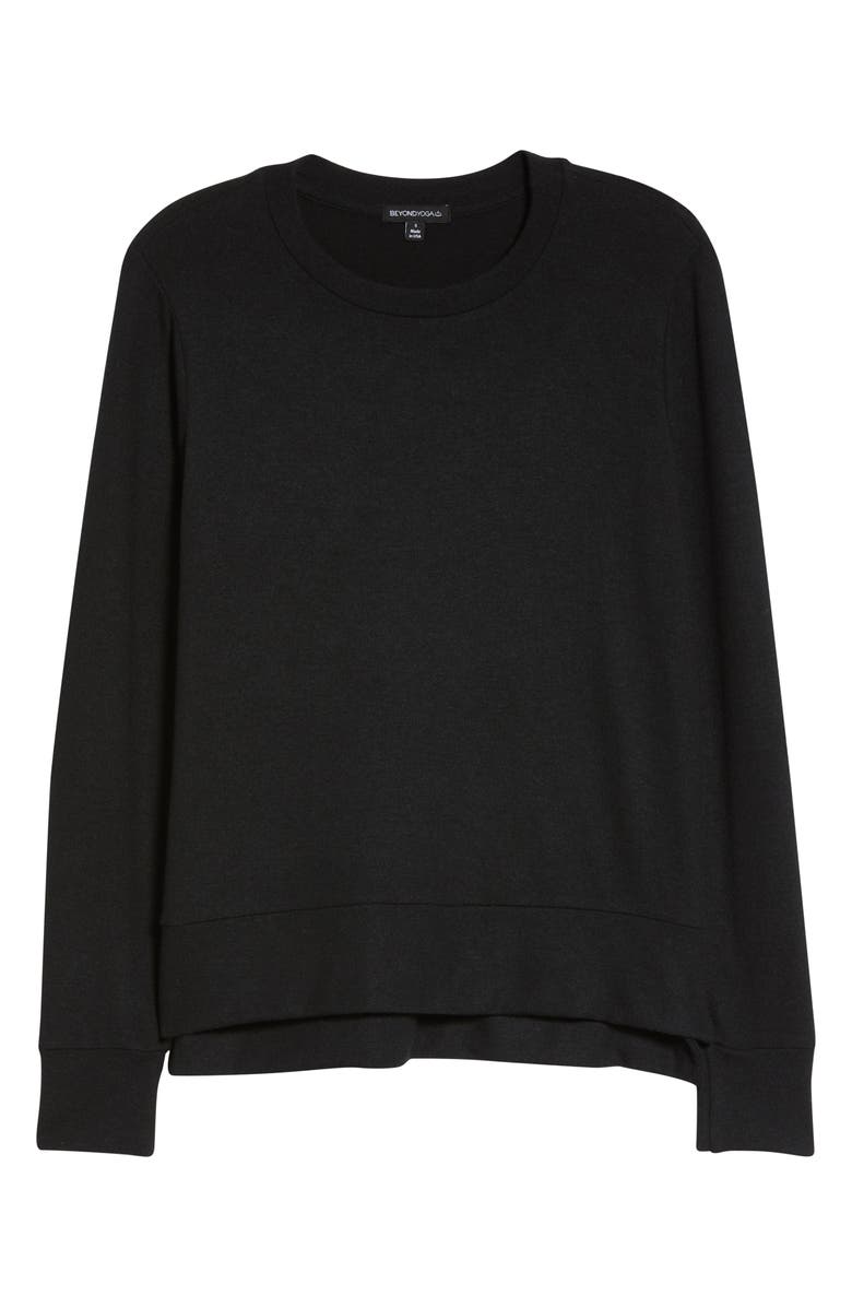 Beyond Yoga Side Slit Pullover, Alternate, color, 