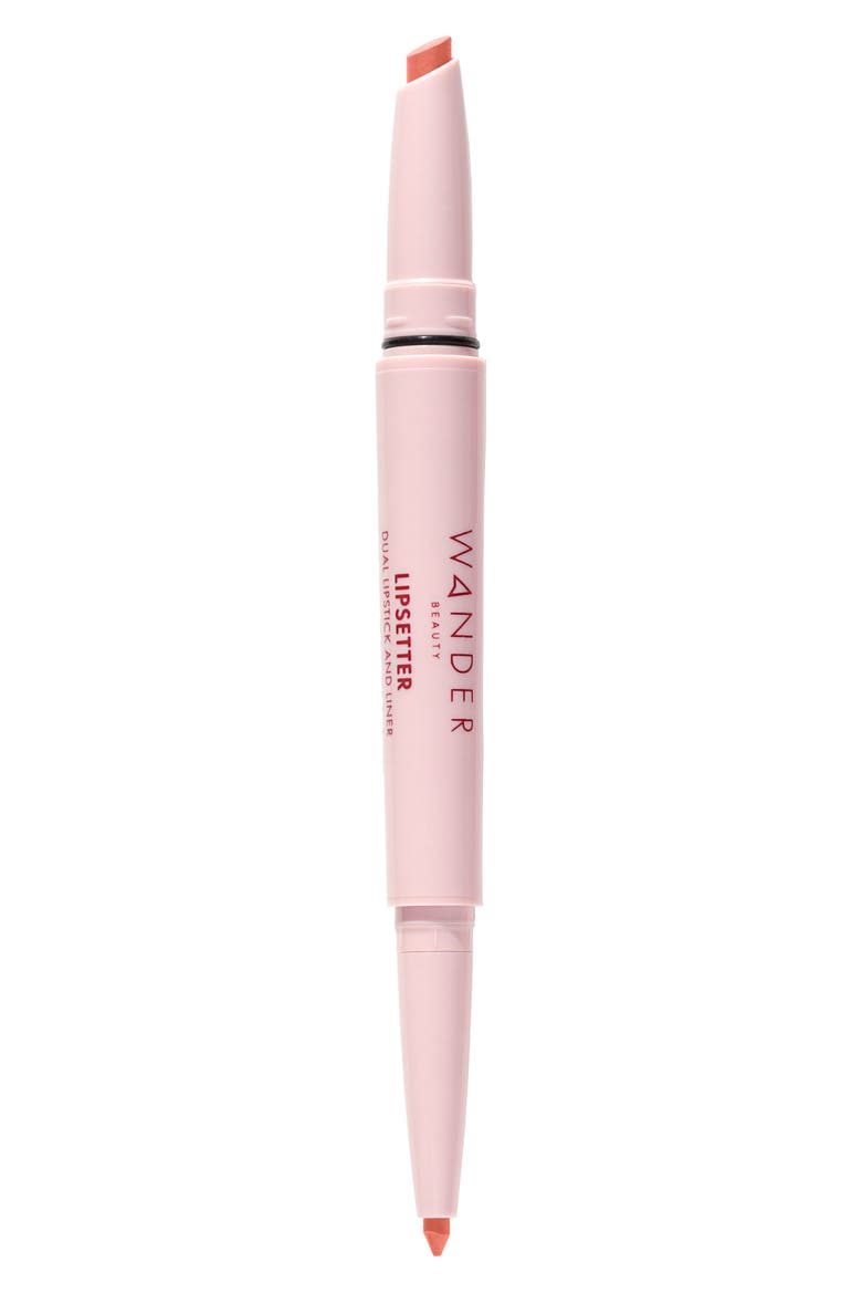 Lipsetter Dual Lipstick & Liner, Main, color, TICKET TO TAWNY