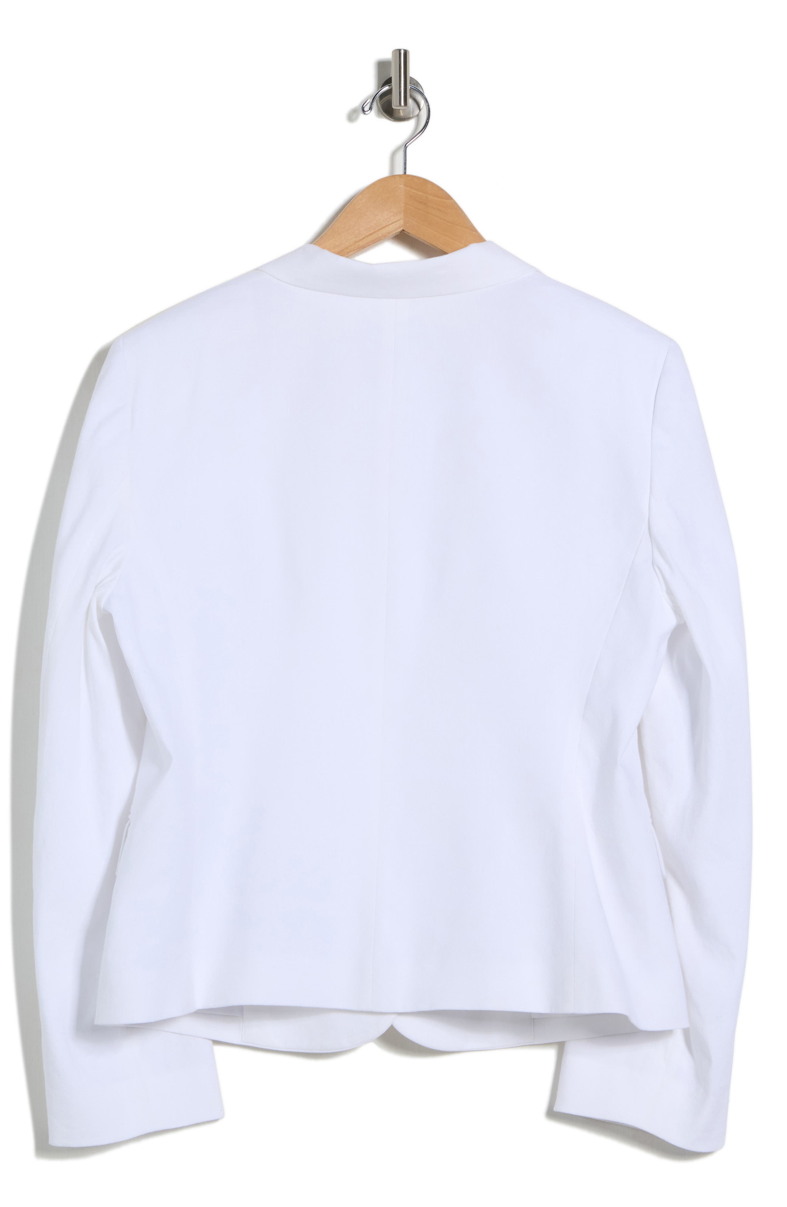 Shrunken Stretch Linen Blend Blazer - image 2
