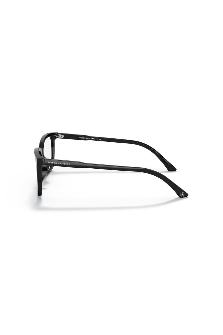 55mm Square optical glasses, Alternate, color, Black