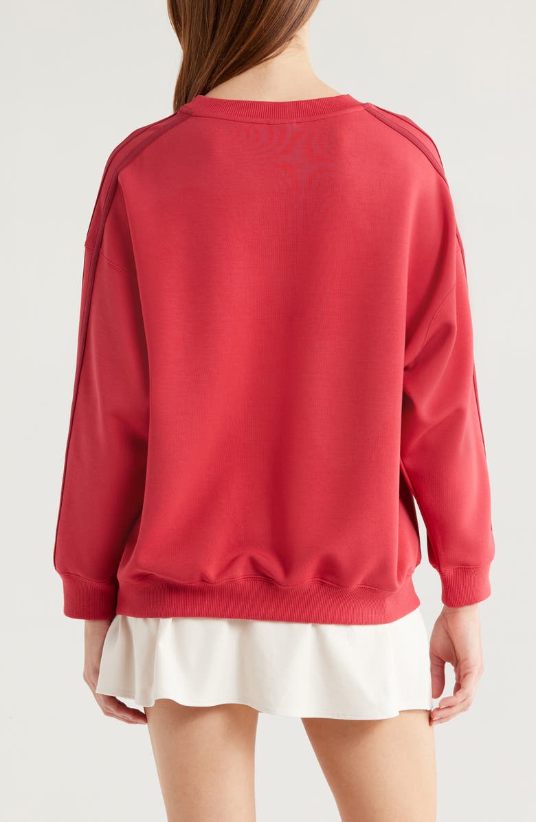 PacSun Stripe Sleeve Detail Sweatshirt, Alternate, color, 