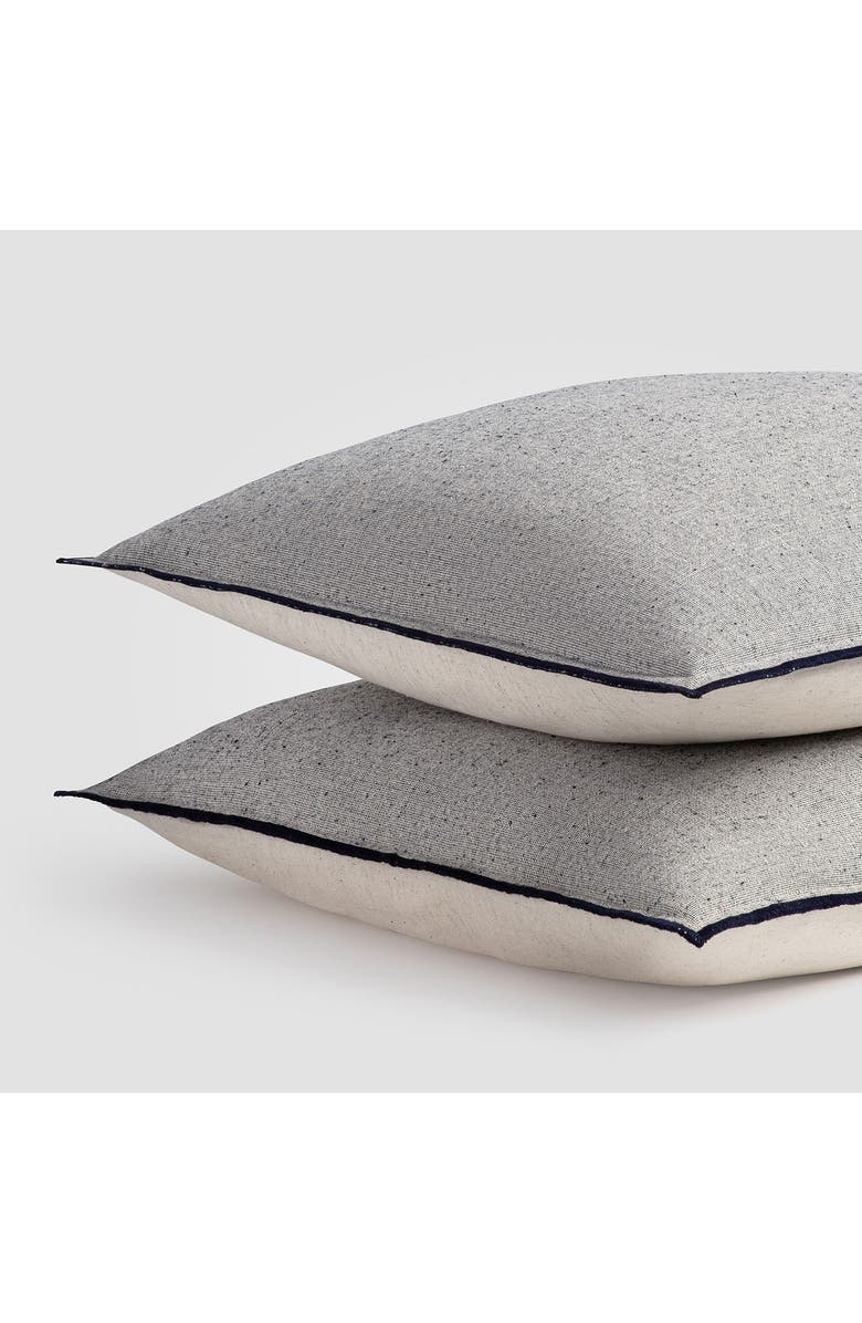 Crane Air Coastal Escape Set of 2 Pillow Shams, Alternate, color, Gray