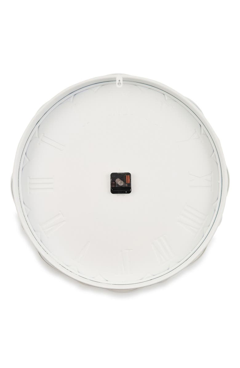 MACKENZIE CHILDS Courtly Stripe Wall Clock, Alternate, color, Black