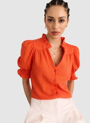 Baukjen Nolan Organic Cheesecloth Blouse