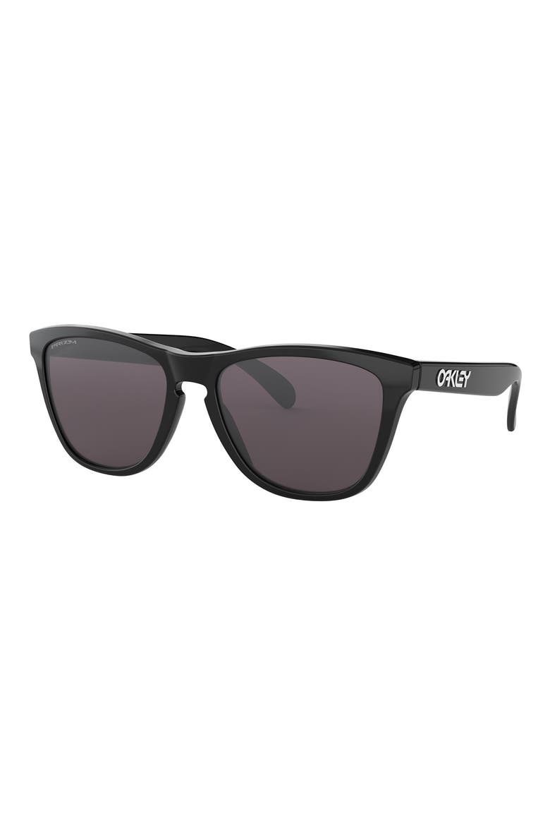 Frogskins 54mm Rectangular Sunglasses, Alternate, color, BLACK