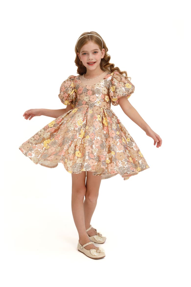 Lamore Dress, Alternate, color, Champagne