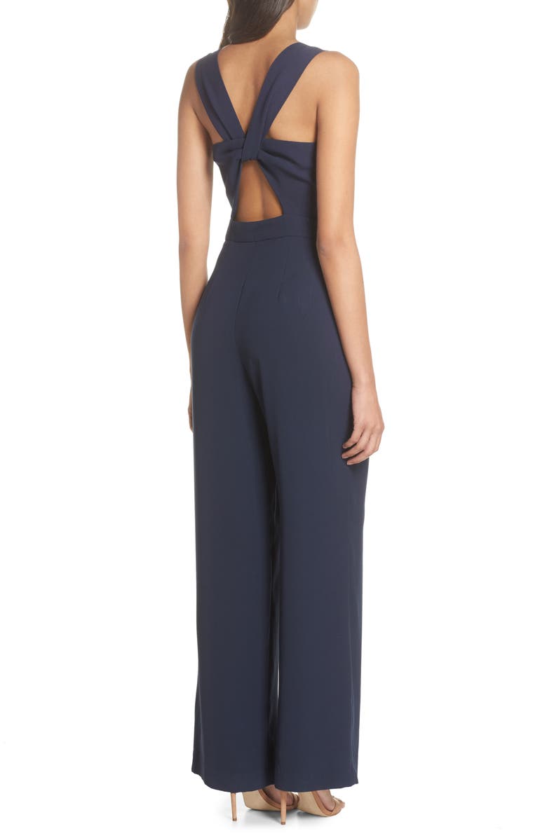 Eliza J Cutout Back Jumpsuit, Alternate, color, 