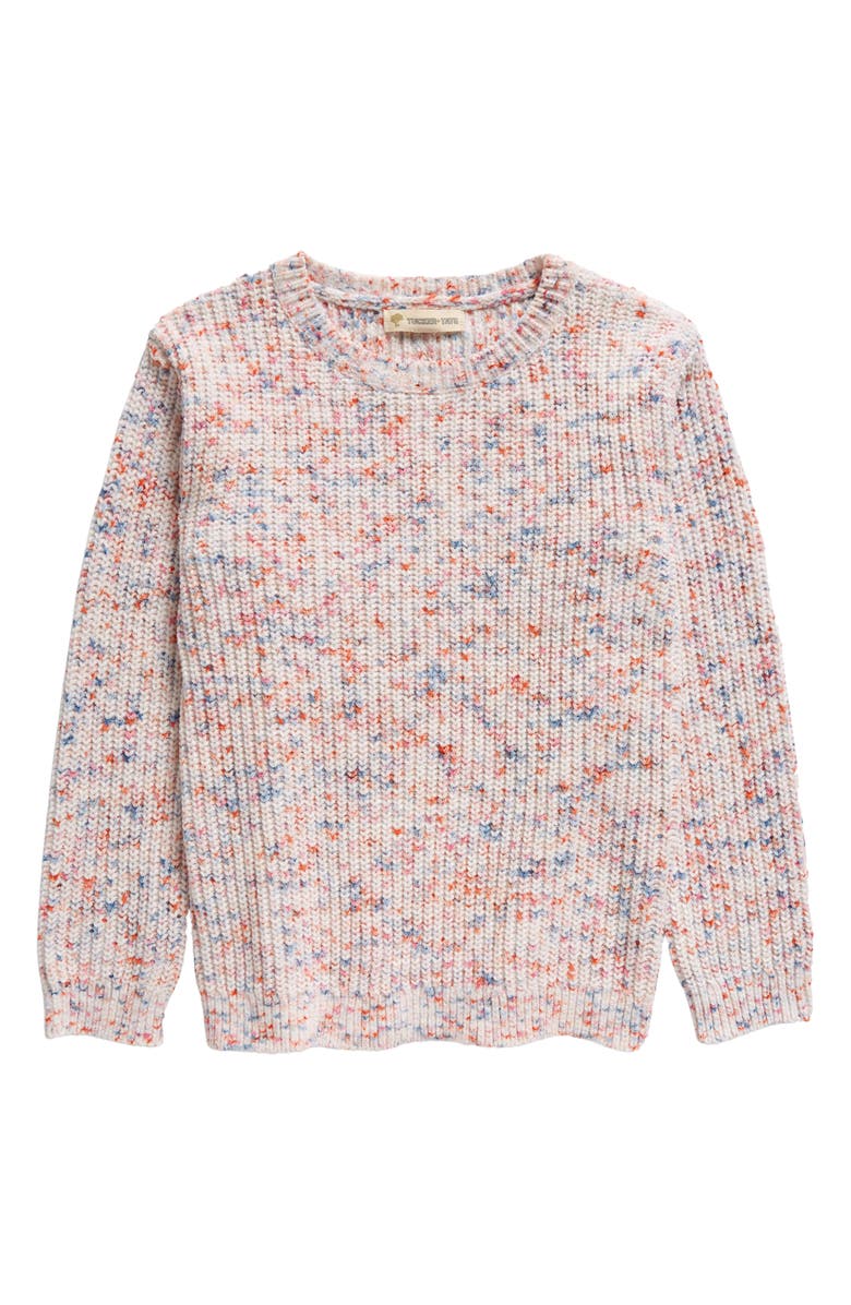 Tucker + Tate Kids' Marled Crewneck Sweater, Main, color, 