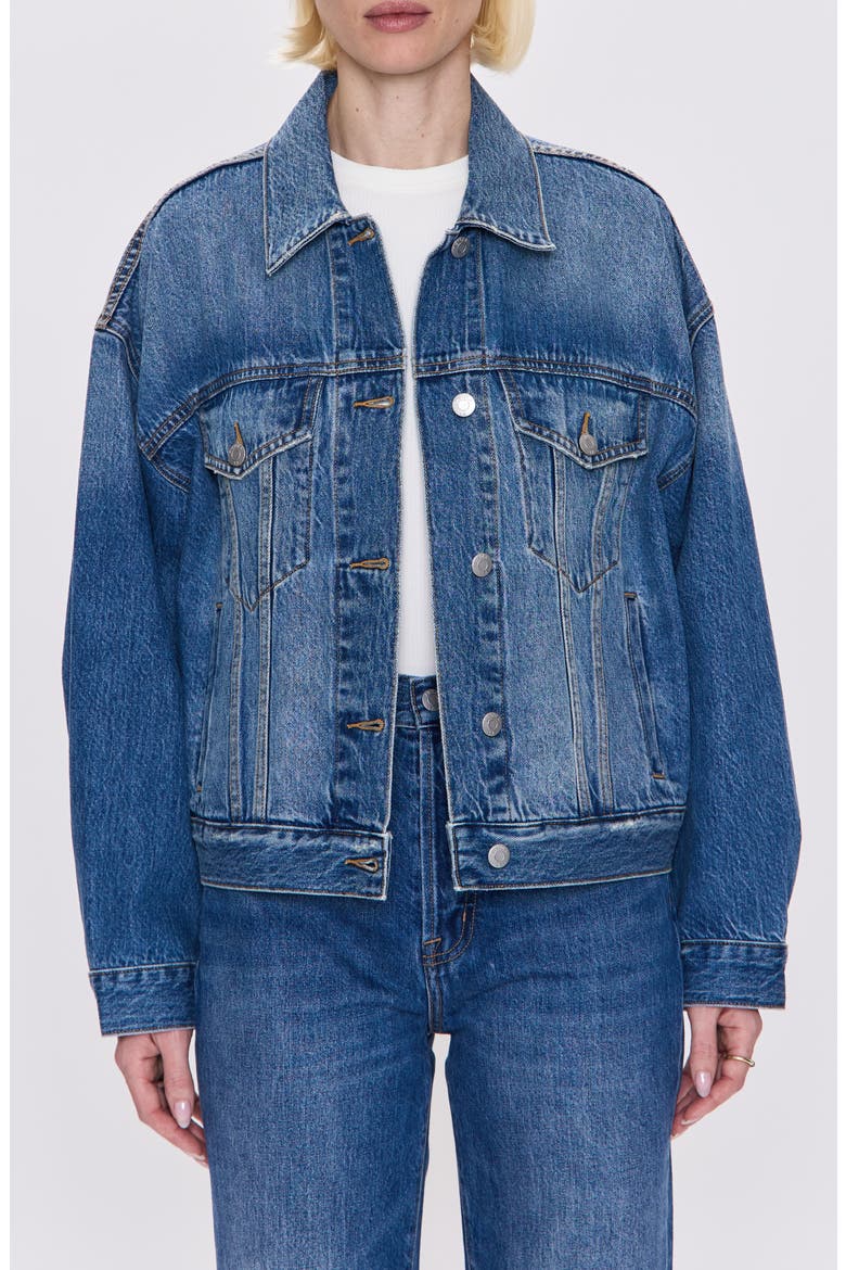 Harley Denim Jacket, Main, color, ROULETTE