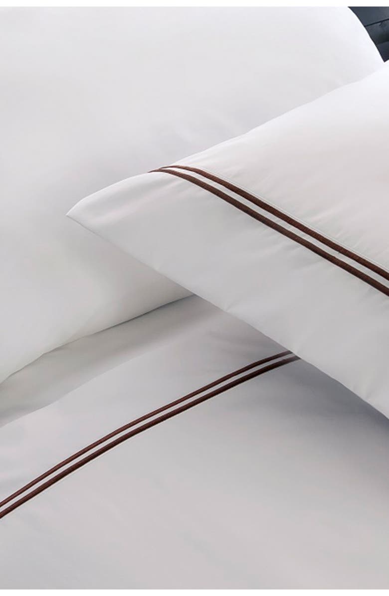 BLUE RIDGE HOME FASHIONS Hotel Suite 1200-TC Cotton-Rich Embroidered Sheet Set, Main, color,